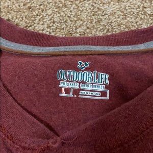 Outdoor life long sleeve shirt